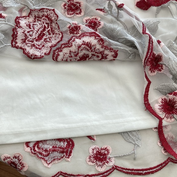 Charter Club XXL, Women's blouse with sheer Floral overlay - Picture 8 of 11